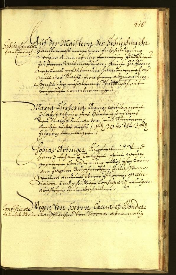 Stadtarchiv Bozen - BOhisto Ratsprotokoll 1684 