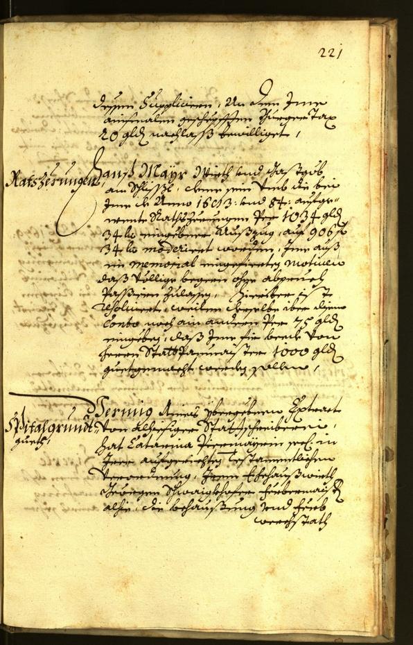 Stadtarchiv Bozen - BOhisto Ratsprotokoll 1684 