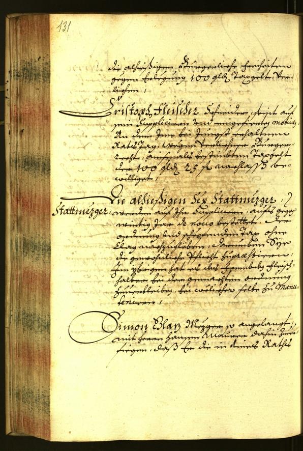 Stadtarchiv Bozen - BOhisto Ratsprotokoll 1684 