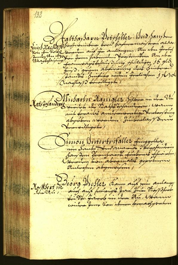 Stadtarchiv Bozen - BOhisto Ratsprotokoll 1684 