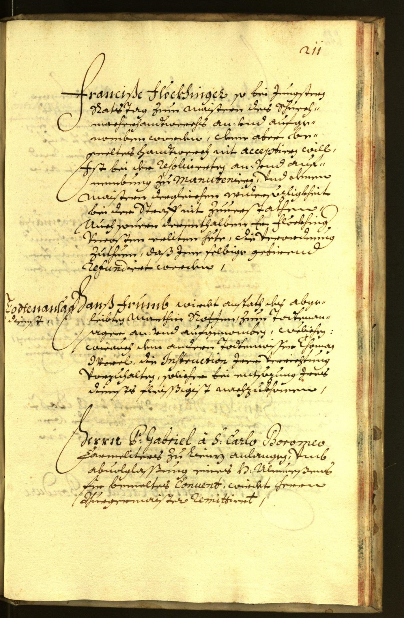 Stadtarchiv Bozen - BOhisto Ratsprotokoll 1684 