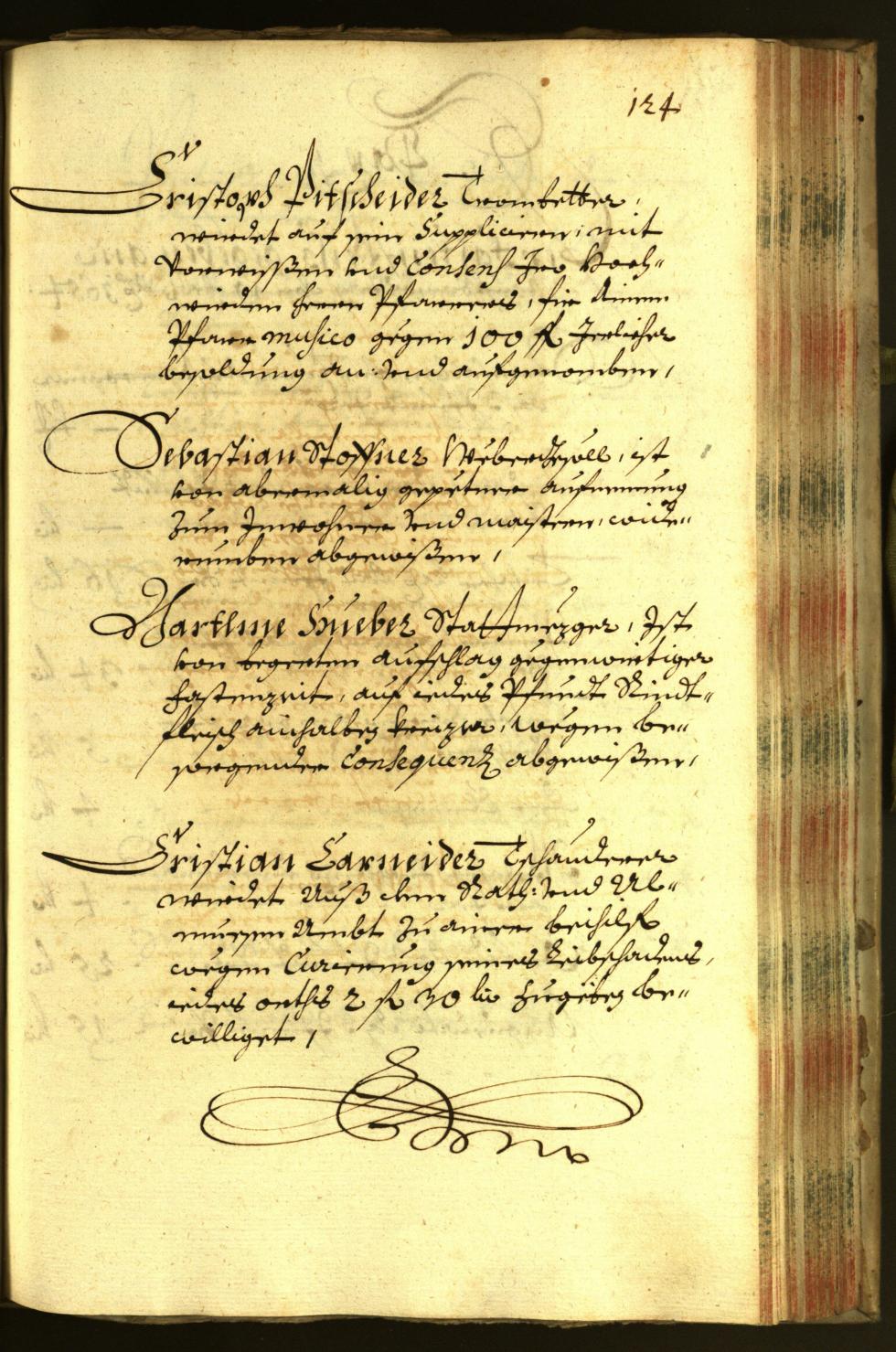 Stadtarchiv Bozen - BOhisto Ratsprotokoll 1684 