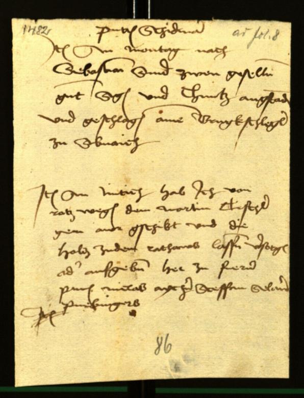 Civic Archives of Bozen-Bolzano - BOhisto Minutes of the council 1482 