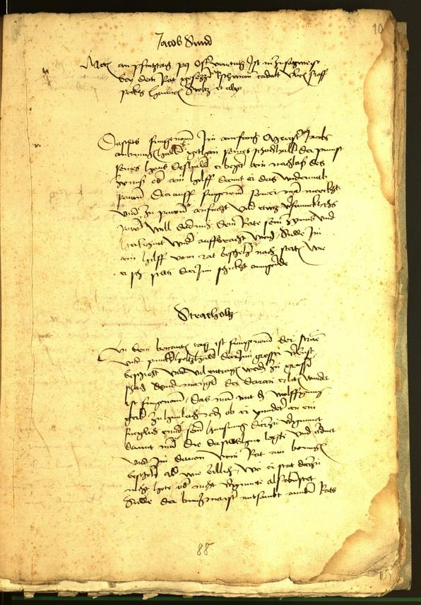 Civic Archives of Bozen-Bolzano - BOhisto Minutes of the council 1482 