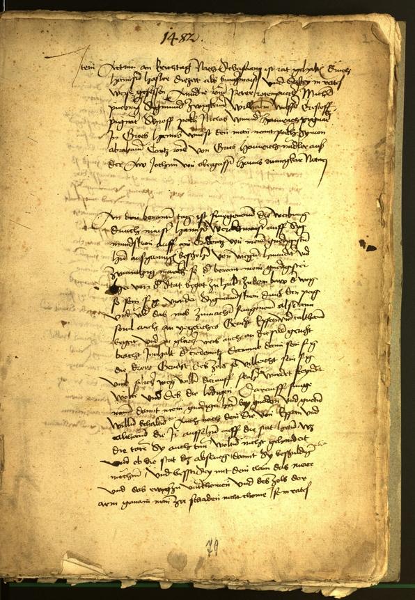 Civic Archives of Bozen-Bolzano - BOhisto Minutes of the council 1482 