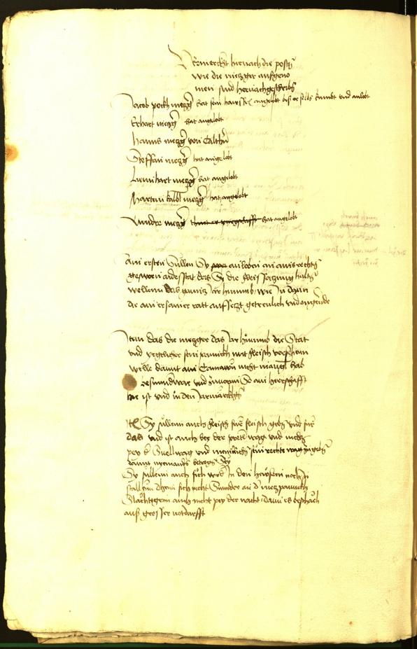 Civic Archives of Bozen-Bolzano - BOhisto Minutes of the council 1492 