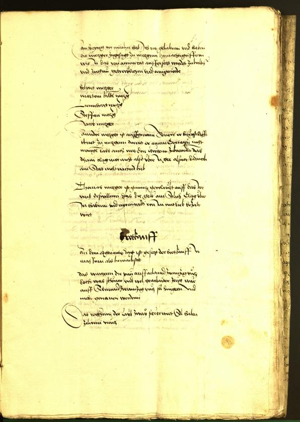 Stadtarchiv Bozen - BOhisto Ratsprotokoll 1492 