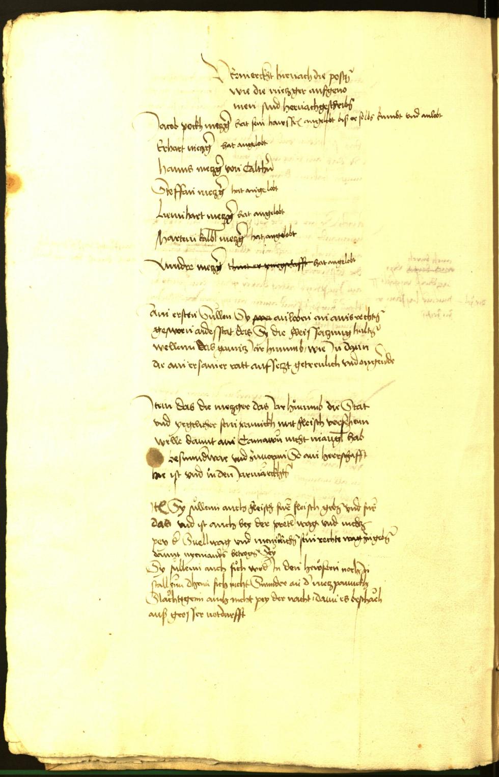 Civic Archives of Bozen-Bolzano - BOhisto Minutes of the council 1492 