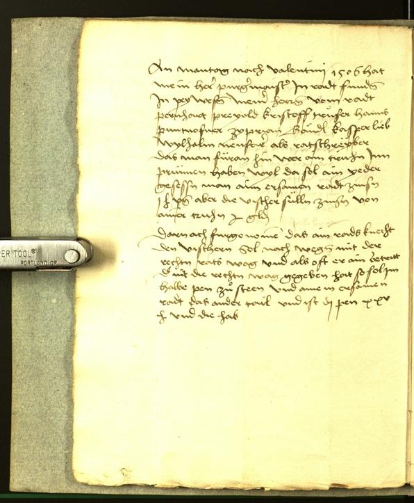 Civic Archives of Bozen-Bolzano - BOhisto Minutes of the council 1506 