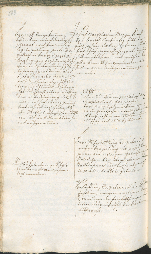 Archivio Storico della Città di Bolzano - BOhisto protocollo consiliare 1774/77 