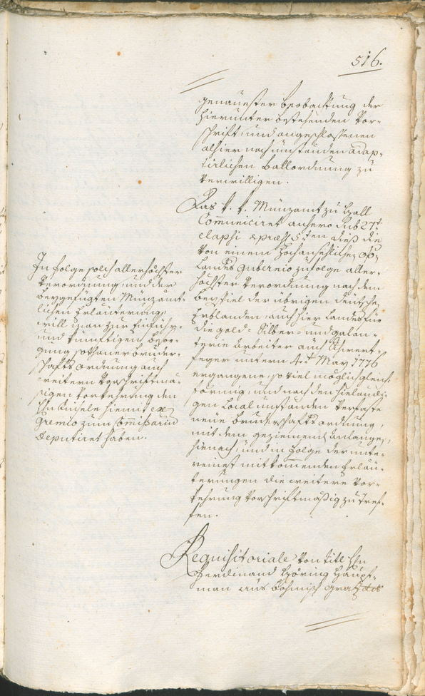 Civic Archives of Bozen-Bolzano - BOhisto Ratsprotokoll 1774/77 