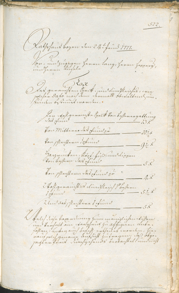 Archivio Storico della Città di Bolzano - BOhisto protocollo consiliare 1774/77 