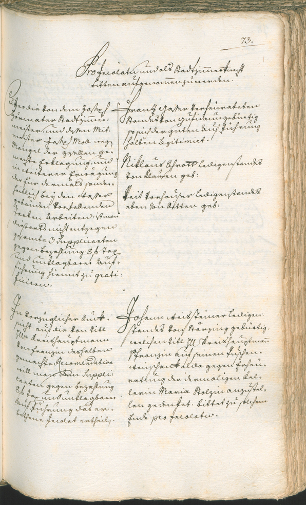 Civic Archives of Bozen-Bolzano - BOhisto Ratsprotokoll 1774/77 