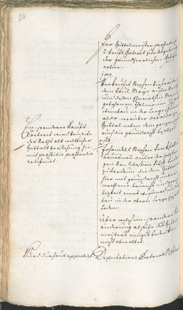 Stadtarchiv Bozen - BOhisto Ratsprotokoll 1774/77 