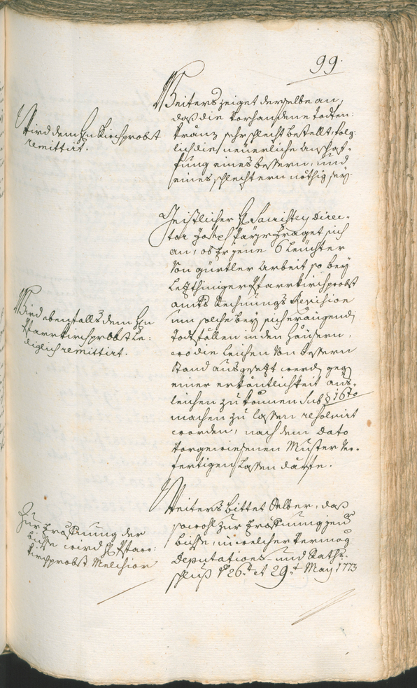 Civic Archives of Bozen-Bolzano - BOhisto Ratsprotokoll 1774/77 