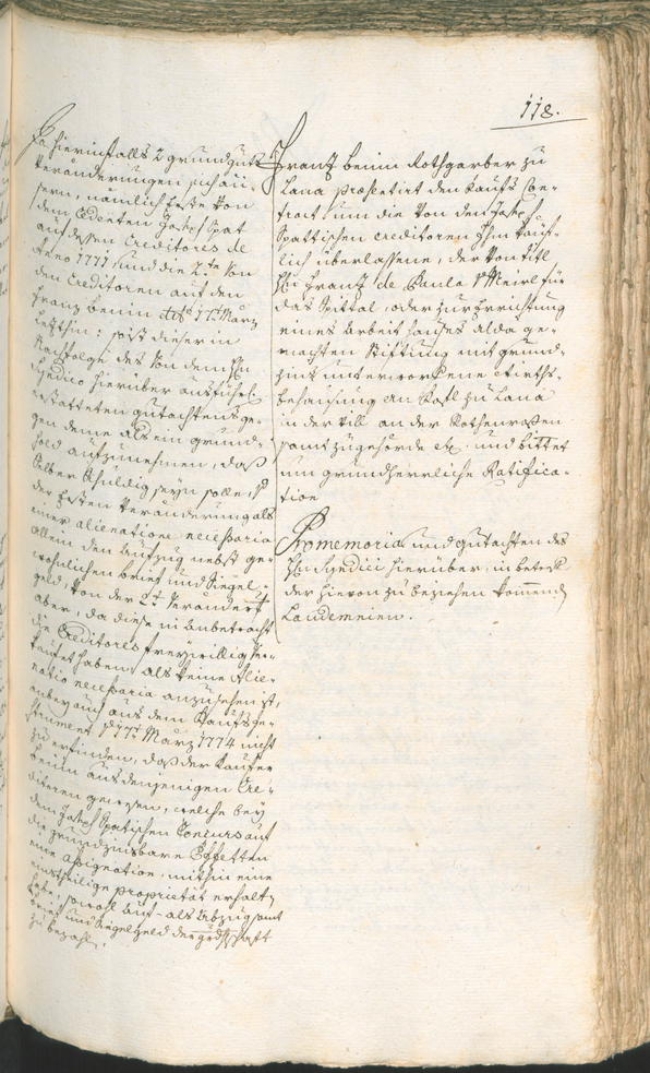 Archivio Storico della Città di Bolzano - BOhisto protocollo consiliare 1774/77 