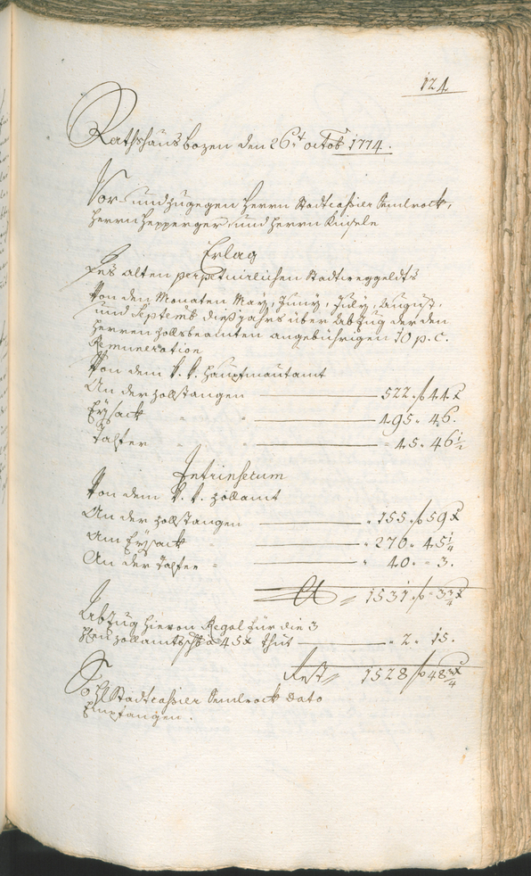 Archivio Storico della Città di Bolzano - BOhisto protocollo consiliare 1774/77 