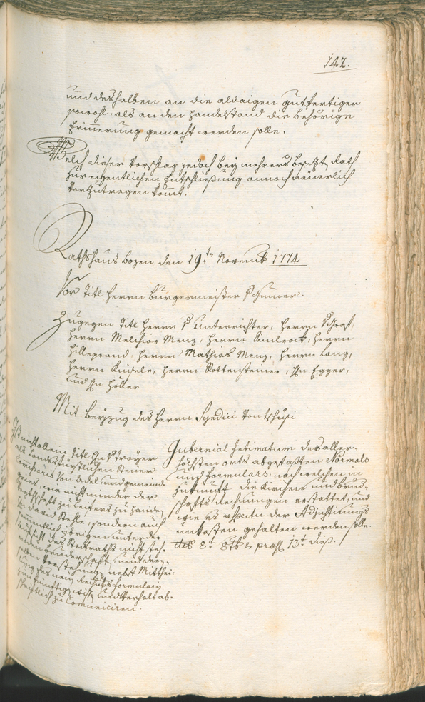 Civic Archives of Bozen-Bolzano - BOhisto Ratsprotokoll 1774/77 