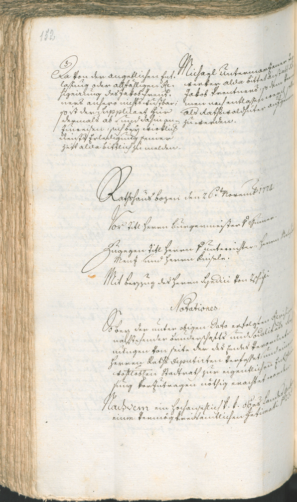 Archivio Storico della Città di Bolzano - BOhisto protocollo consiliare 1774/77 