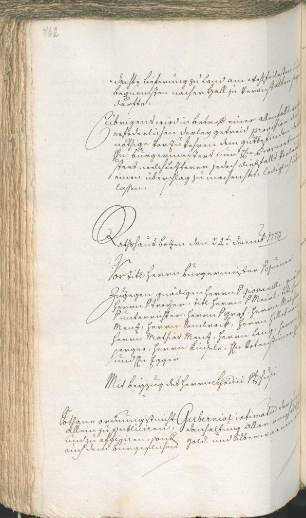 Archivio Storico della Città di Bolzano - BOhisto protocollo consiliare 1774/77 