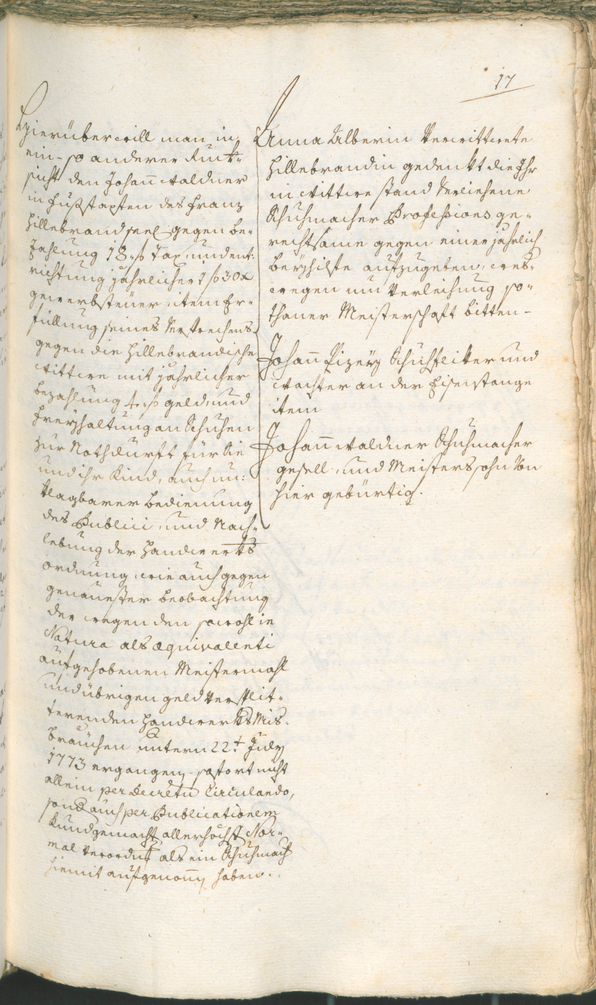 Civic Archives of Bozen-Bolzano - BOhisto Ratsprotokoll 1774/77 