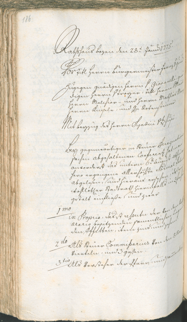 Civic Archives of Bozen-Bolzano - BOhisto Ratsprotokoll 1774/77 