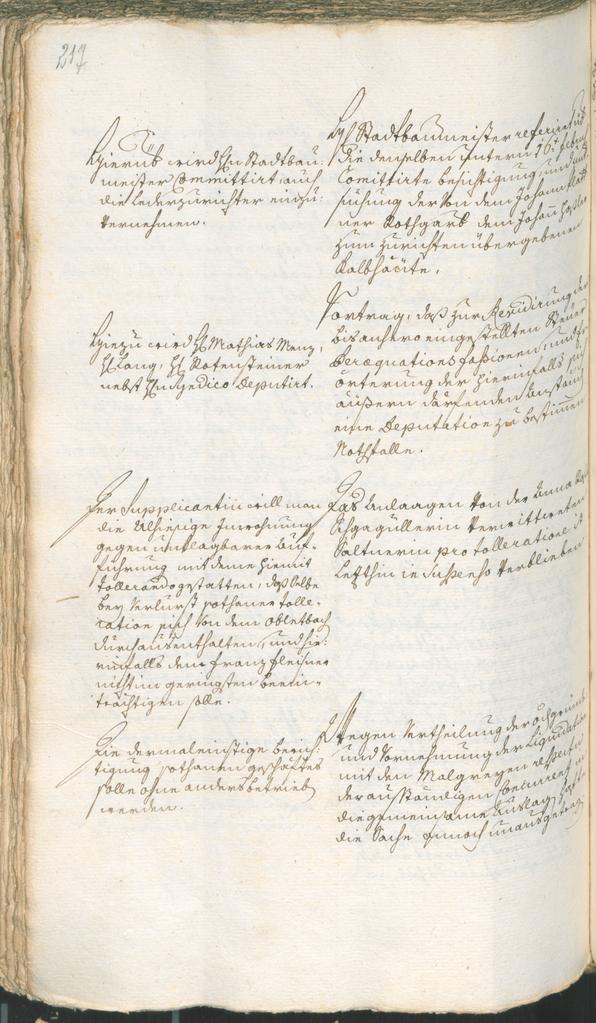 Stadtarchiv Bozen - BOhisto Ratsprotokoll 1774/77 