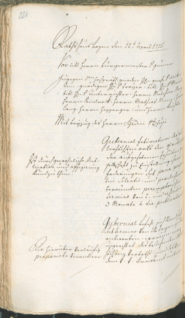 Civic Archives of Bozen-Bolzano - BOhisto Ratsprotokoll 1774/77 