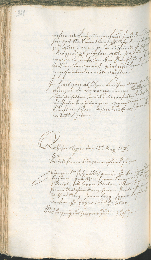 Civic Archives of Bozen-Bolzano - BOhisto Ratsprotokoll 1774/77 