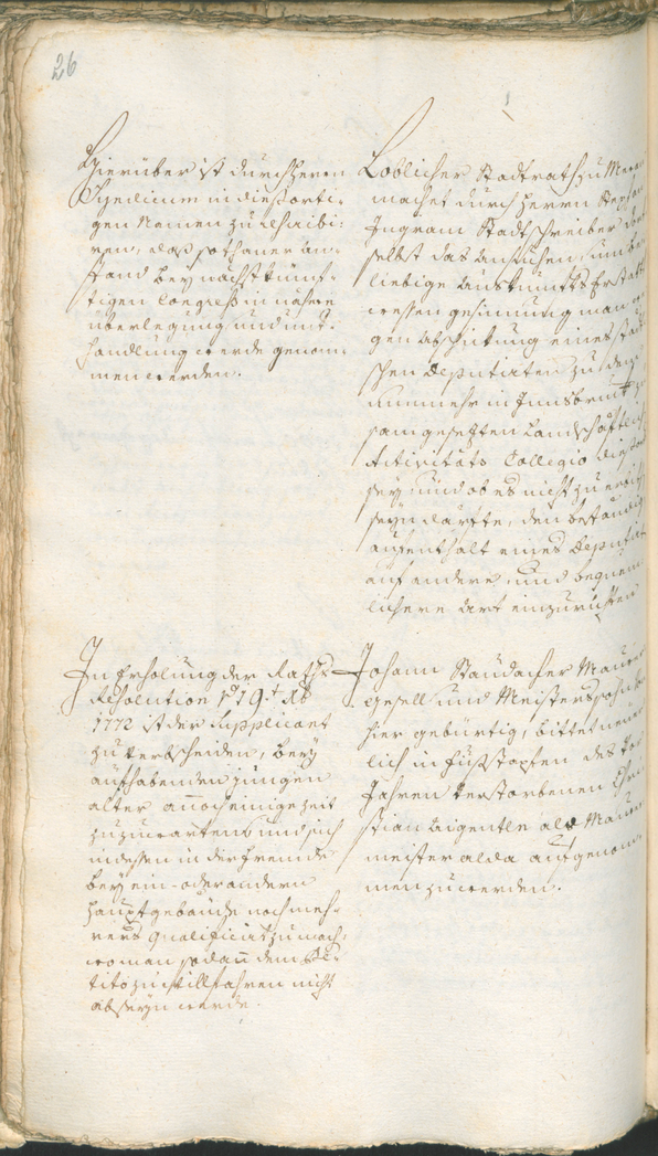 Archivio Storico della Città di Bolzano - BOhisto protocollo consiliare 1774/77 