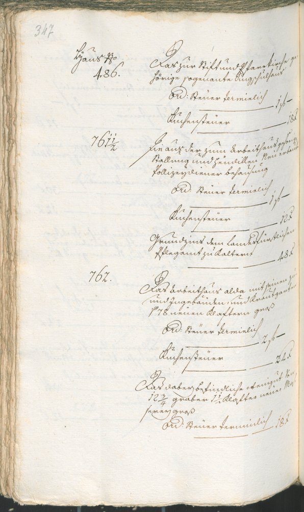 Stadtarchiv Bozen - BOhisto Ratsprotokoll 1774/77 