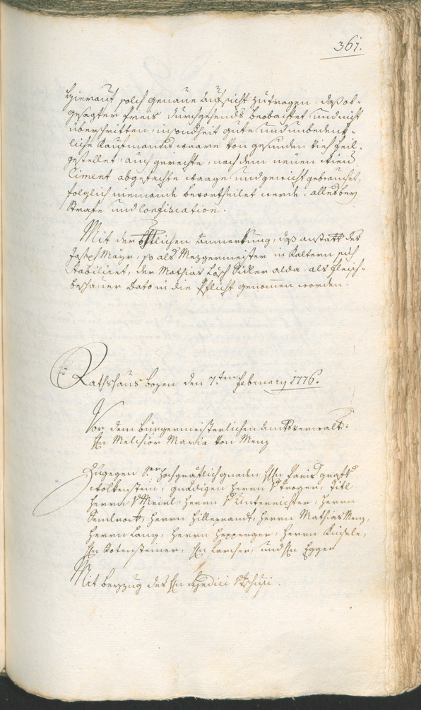 Civic Archives of Bozen-Bolzano - BOhisto Ratsprotokoll 1774/77 