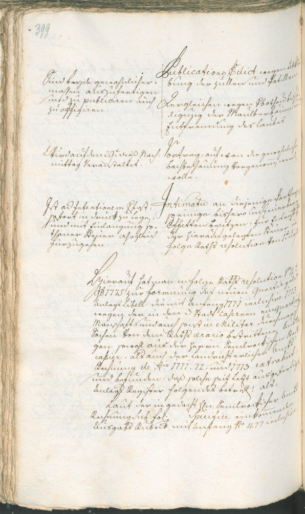 Civic Archives of Bozen-Bolzano - BOhisto Ratsprotokoll 1774/77 