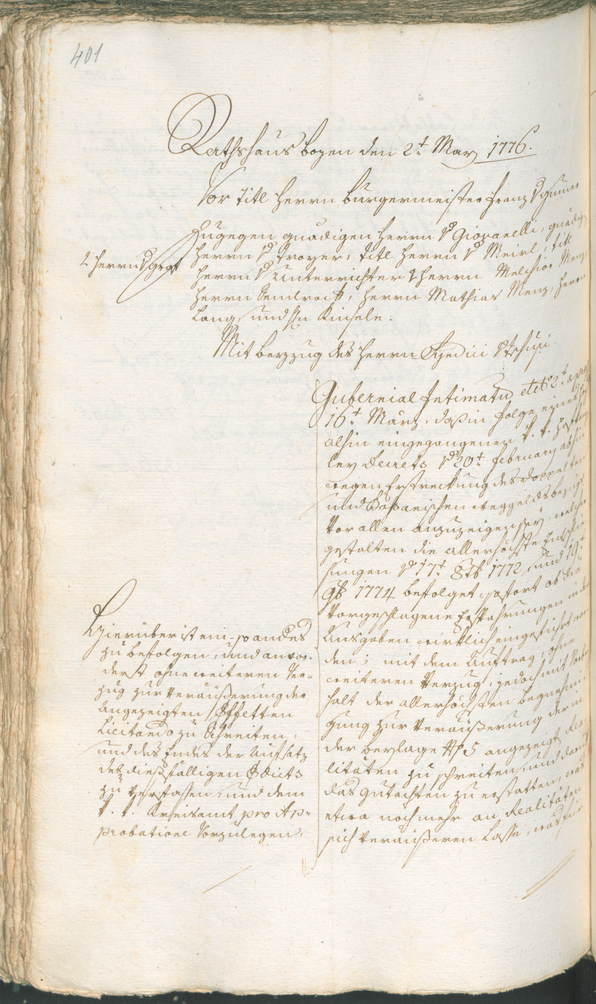 Archivio Storico della Città di Bolzano - BOhisto protocollo consiliare 1774/77 