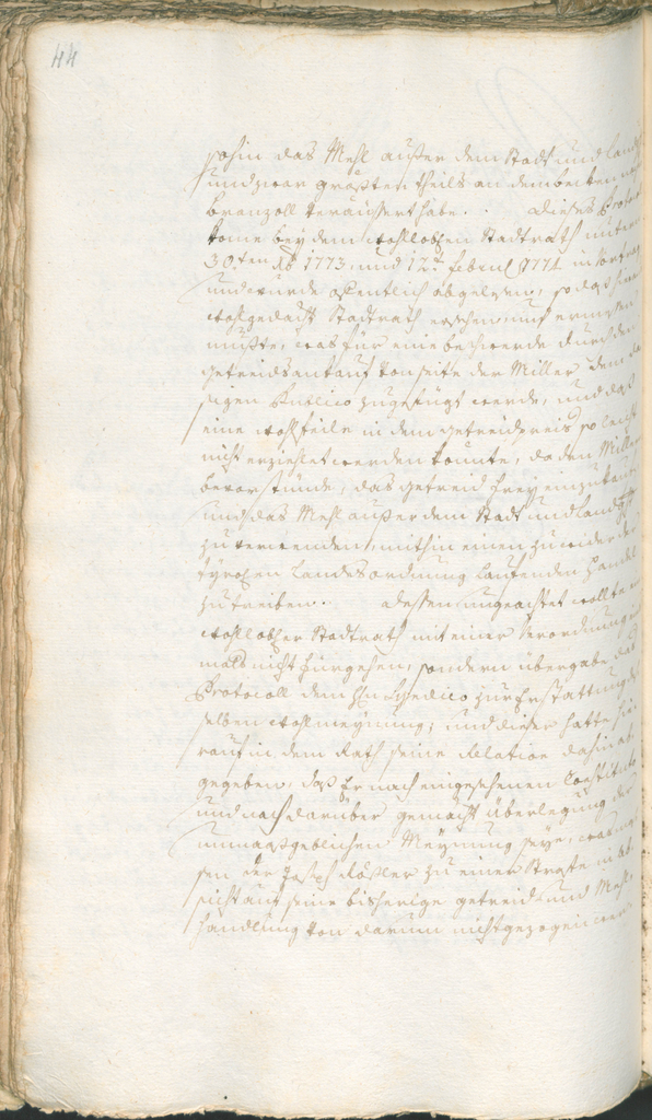 Archivio Storico della Città di Bolzano - BOhisto protocollo consiliare 1774/77 