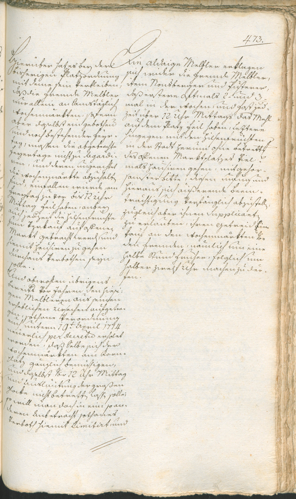 Civic Archives of Bozen-Bolzano - BOhisto Ratsprotokoll 1774/77 