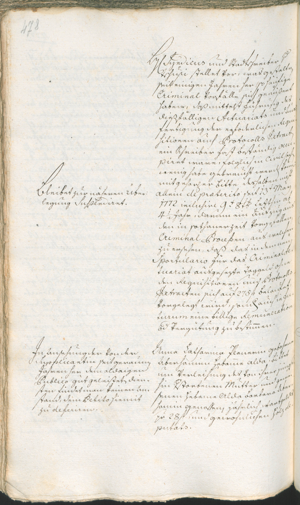 Archivio Storico della Città di Bolzano - BOhisto protocollo consiliare 1774/77 