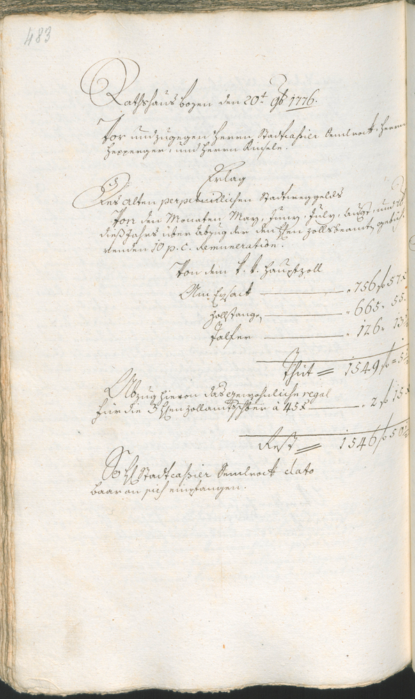 Civic Archives of Bozen-Bolzano - BOhisto Ratsprotokoll 1774/77 