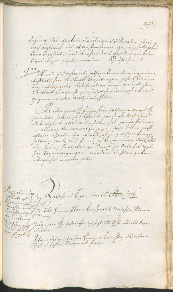 Civic Archives of Bozen-Bolzano - BOhisto Ratsprotokoll 1774/77 