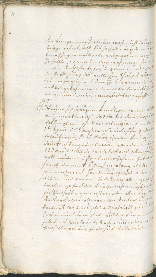 Civic Archives of Bozen-Bolzano - BOhisto Ratsprotokoll 1774/77 