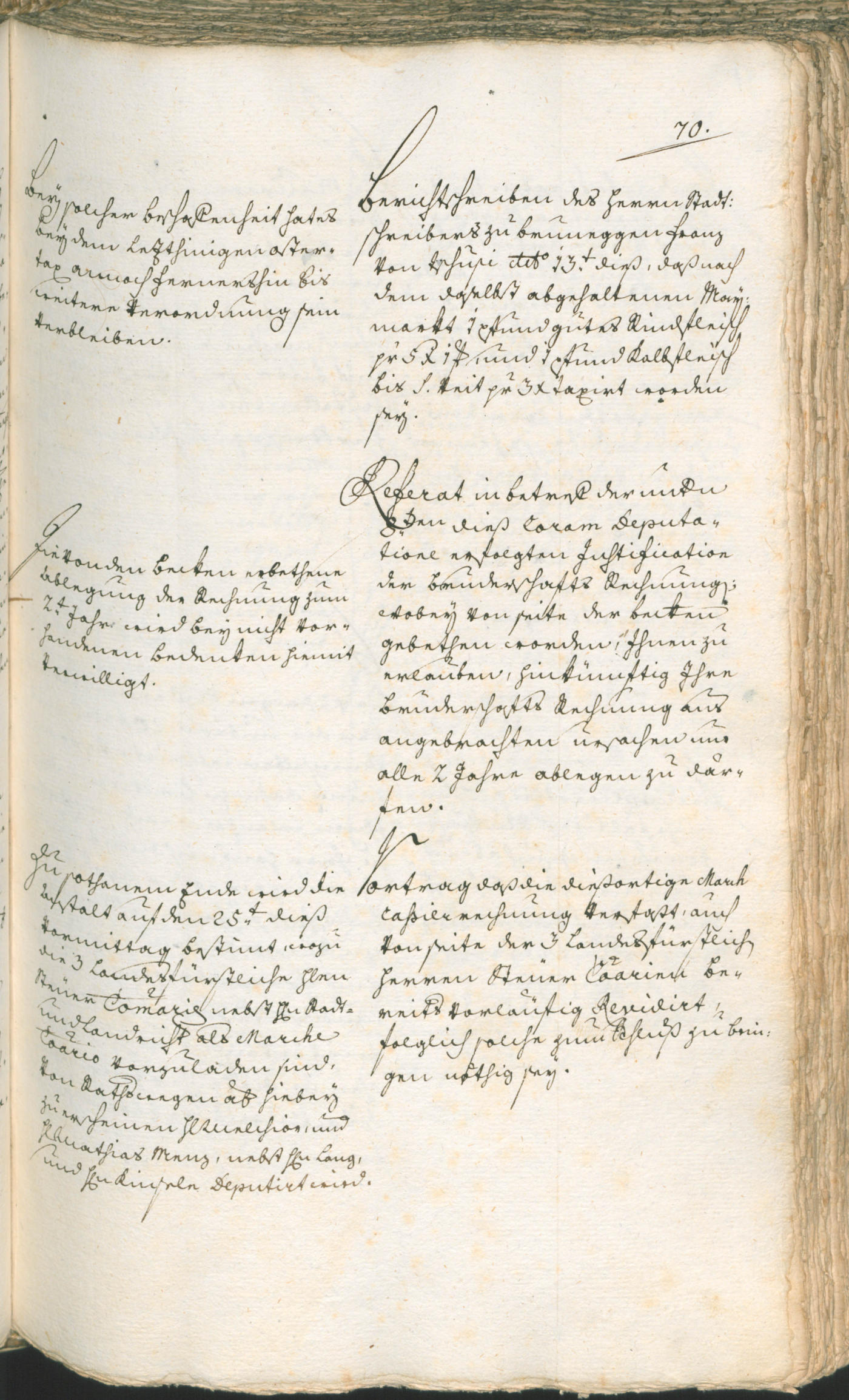 Stadtarchiv Bozen - BOhisto Ratsprotokoll 1774/77 