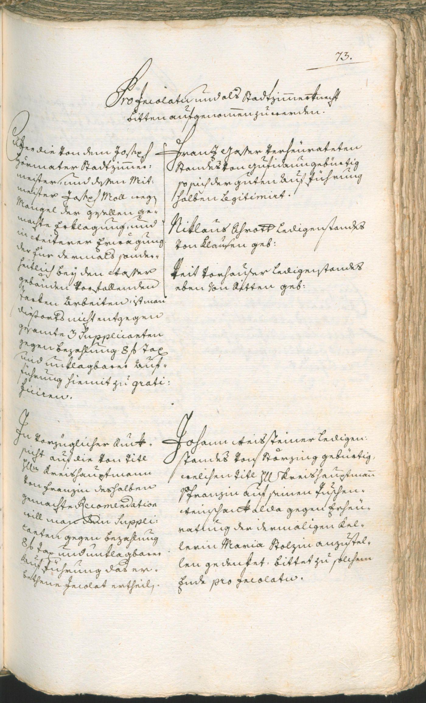 Archivio Storico della Città di Bolzano - BOhisto protocollo consiliare 1774/77 