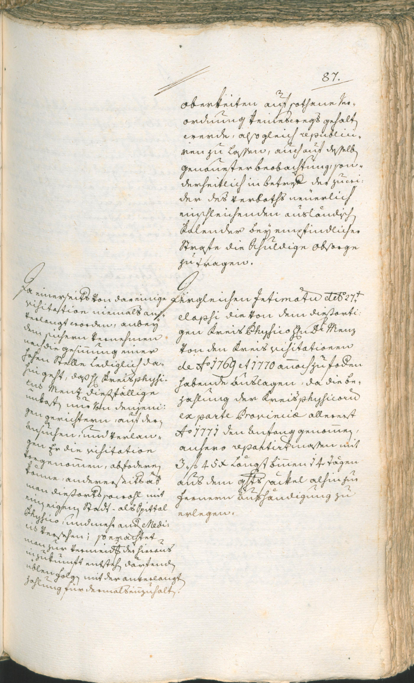 Archivio Storico della Città di Bolzano - BOhisto protocollo consiliare 1774/77 