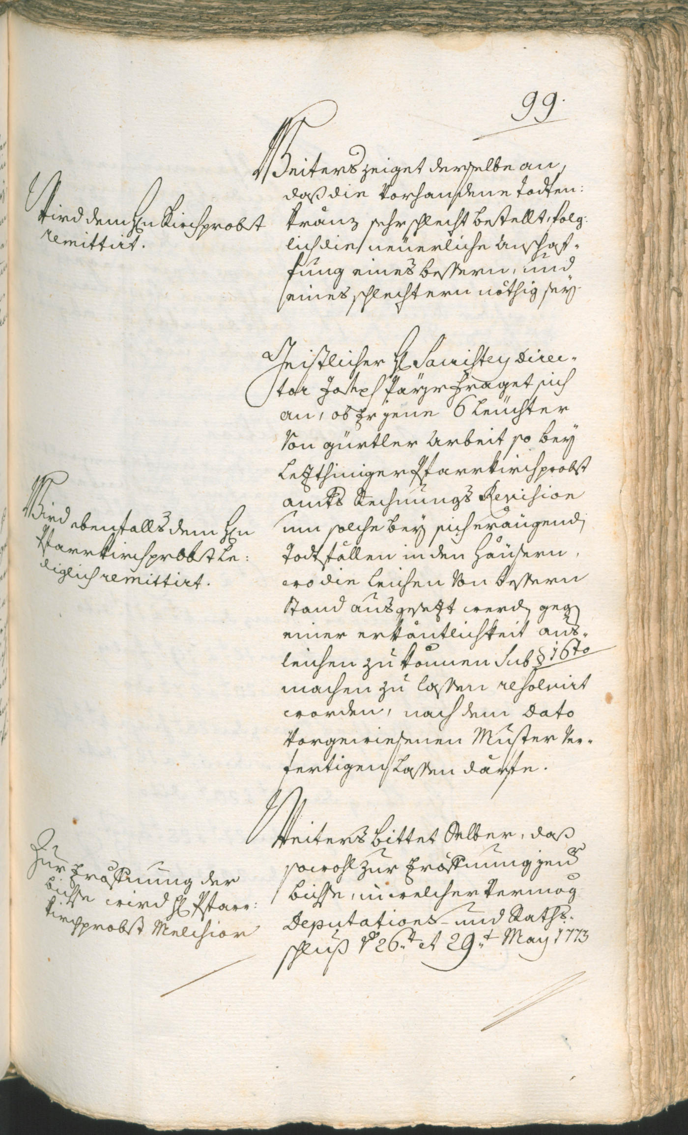 Stadtarchiv Bozen - BOhisto Ratsprotokoll 1774/77 