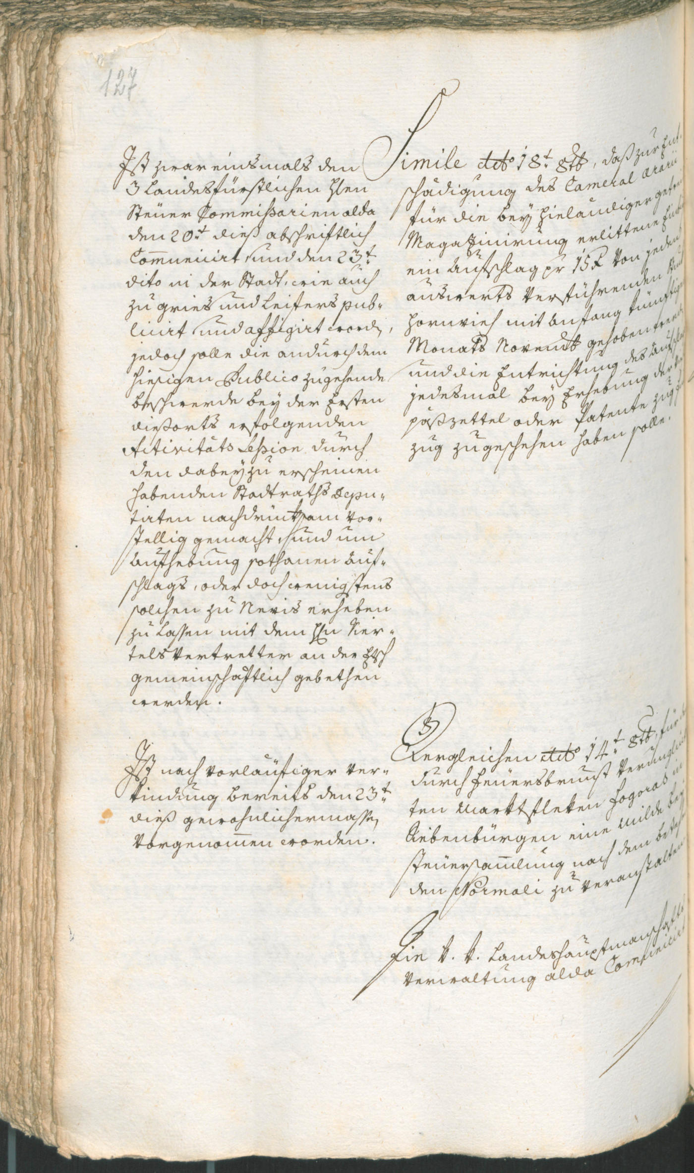 Stadtarchiv Bozen - BOhisto Ratsprotokoll 1774/77 