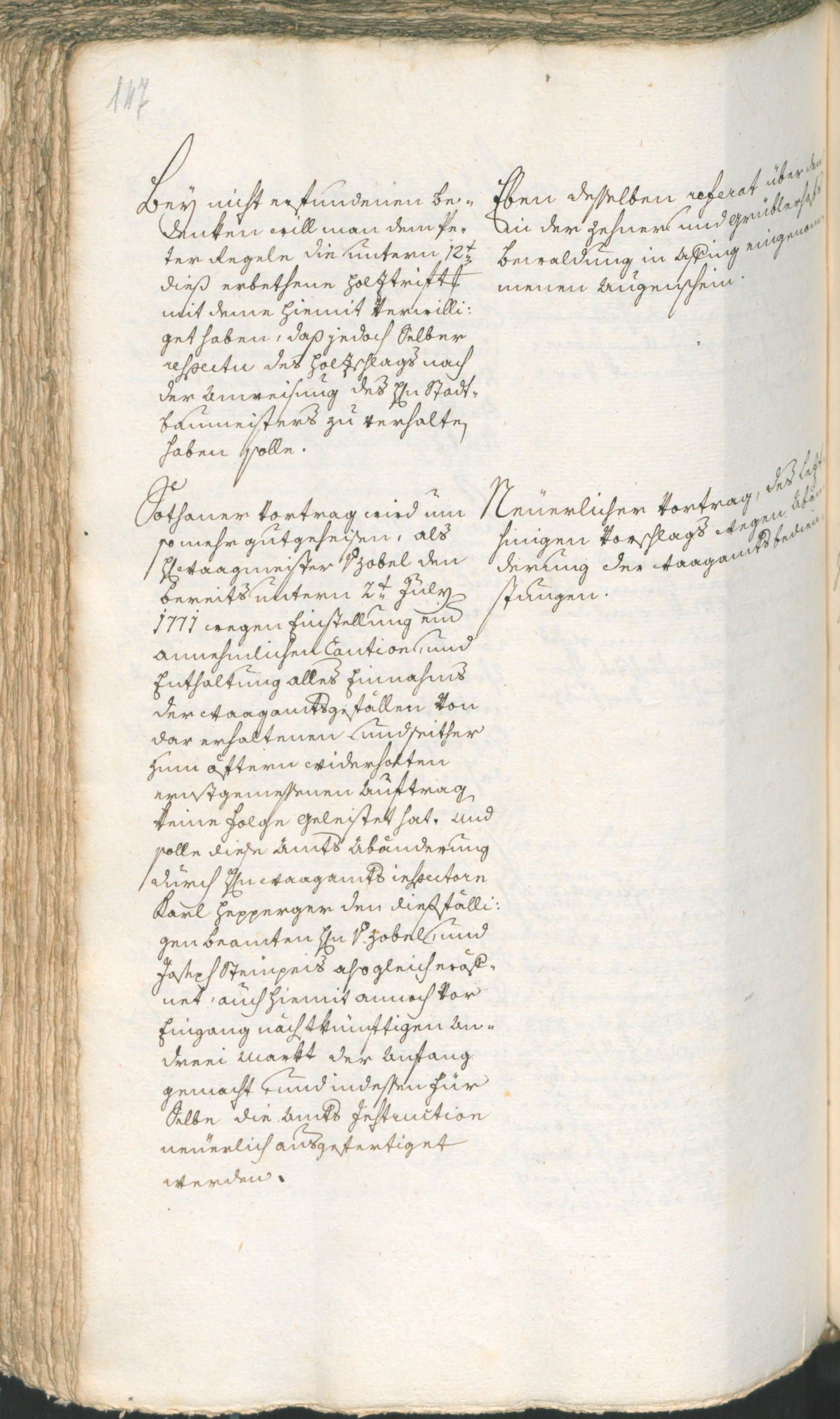 Stadtarchiv Bozen - BOhisto Ratsprotokoll 1774/77 