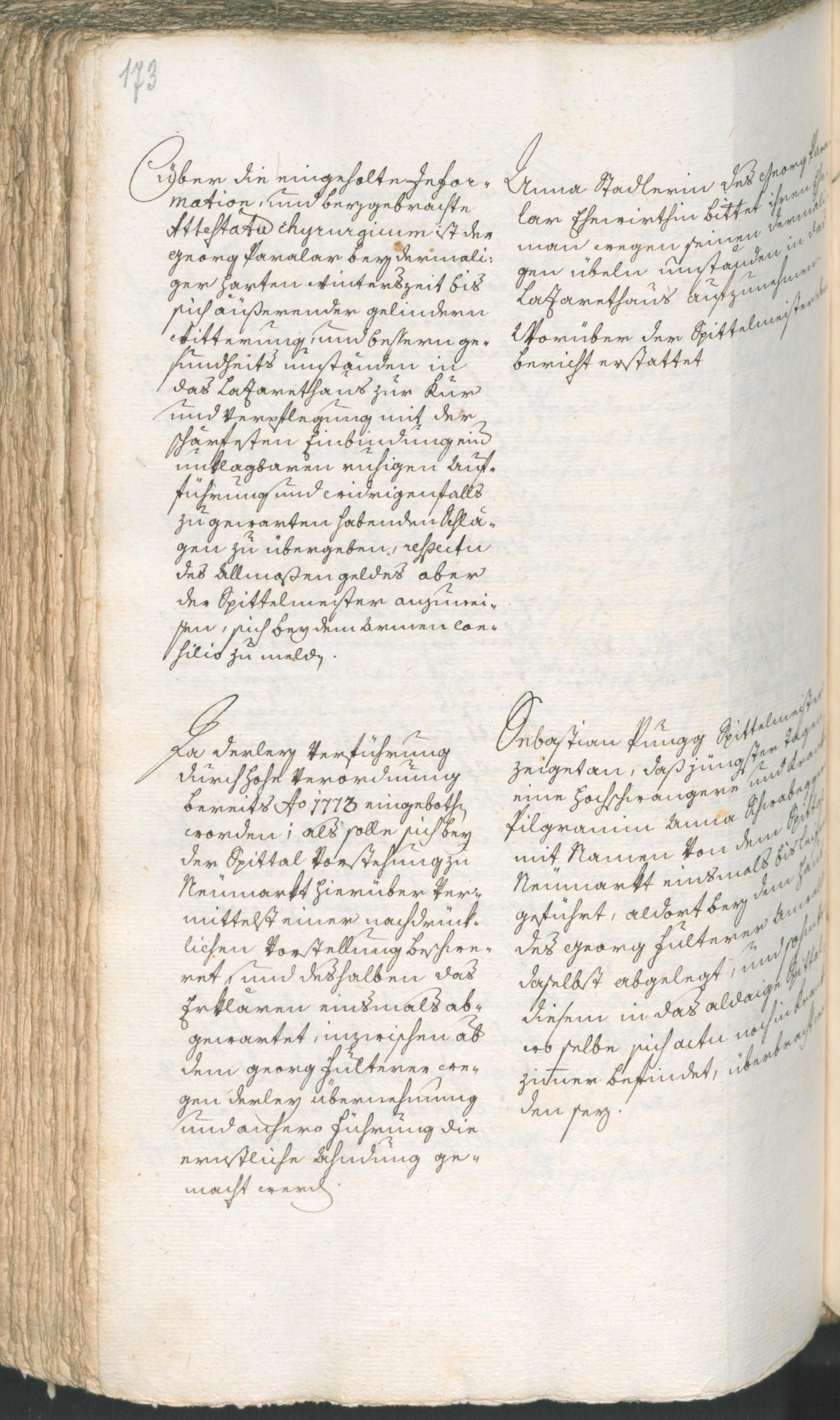 Archivio Storico della Città di Bolzano - BOhisto protocollo consiliare 1774/77 