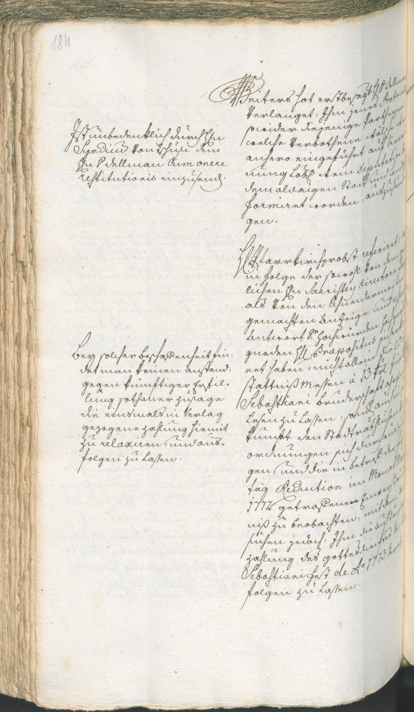 Archivio Storico della Città di Bolzano - BOhisto protocollo consiliare 1774/77 