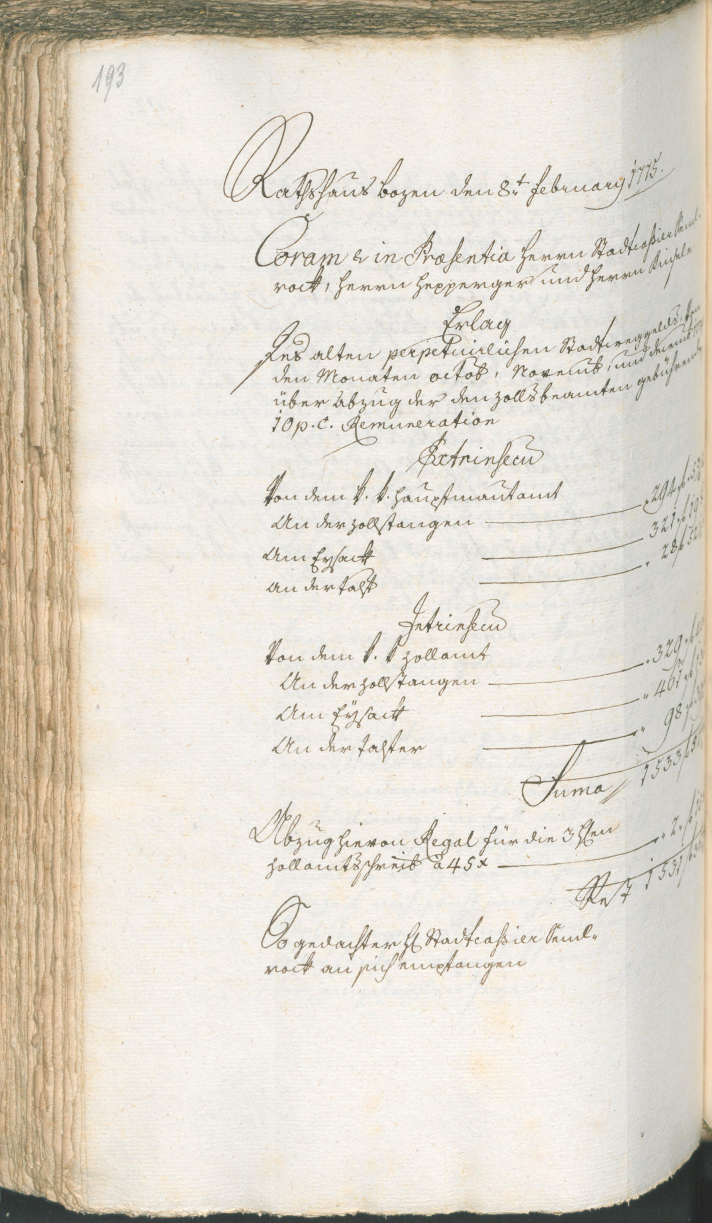 Archivio Storico della Città di Bolzano - BOhisto protocollo consiliare 1774/77 