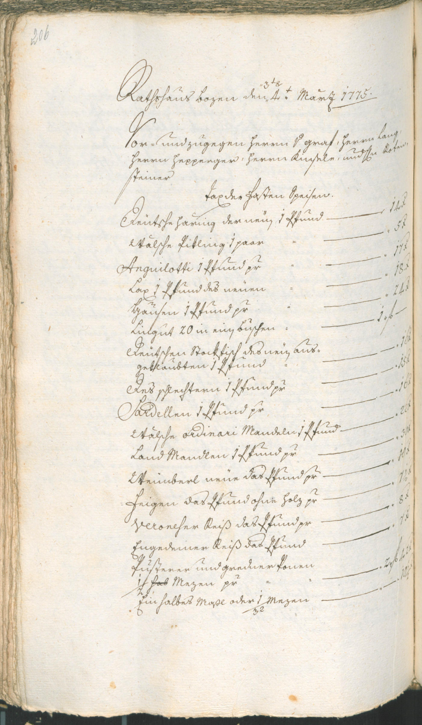 Archivio Storico della Città di Bolzano - BOhisto protocollo consiliare 1774/77 